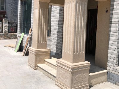 羅馬柱瓷磚應(yīng)用實(shí)際效果